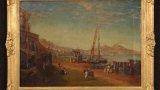 Thumbnail Dipinto italiano marina porto di napoli 1