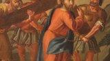 Thumbnail Antico dipinto italiano religioso via crucis del 1