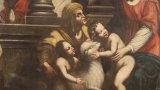 Thumbnail Antico dipinto italiano religioso olio su tela 1