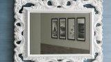 Thumbnail Specchio bagno barocco 94x75 bianco opaco 1