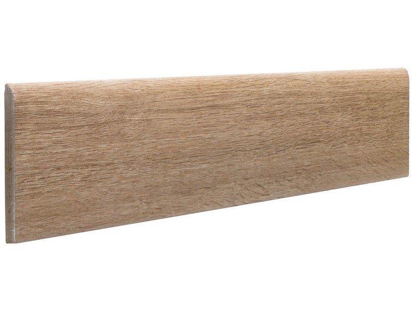 Battiscopa ceramica wood natural 8x45 1