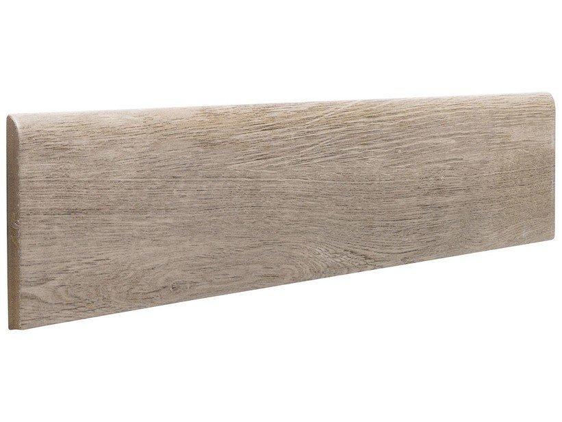 Battiscopa ceramica wood greige 8x45 1