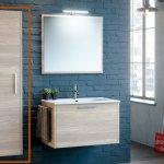 Colonna bagno smile 28x25 h150 larice avana