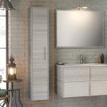 Colonna bagno smile 28x25 h150 larice grigio