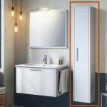 Colonna bagno smile 28x25 altezza 150 bianco