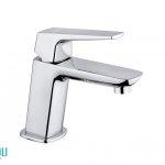 Miscelatore per lavabo h145 spartaco monocomando cromo