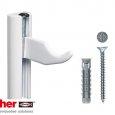 Fischer&reg coppia mensole tx per radiatori tubolari
