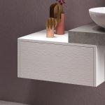 Cassettone bagno topsy 60x48xh28 bianco millerighe