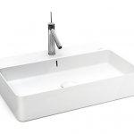 Lavabo sospeso-appoggio design santona 60x42x13 in...