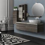 Mobile bagno qubo 140 cm olmo lava