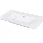 Lavabo unitop smile resina 91x46 bianco lucido