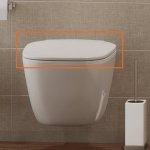 Sedile wc oslo slim con soft close