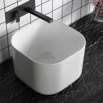 Lavabo da appoggio alto conca 40 5x40