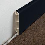 Battiscopa pvc gbs skirting nero 70x2400