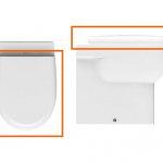 Sedile wc nemesi con soft close bianco