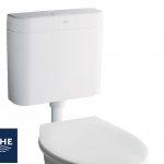 Cassetta wc esterna grohe&reg 1 tasto bianca