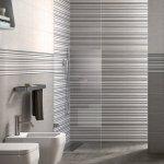 Piastrella forest woodstick grigio 25x40 decorato 3d