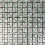 Mosaico vetro e marmo maya grey 30x30