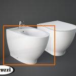 Bidet a terra jacuzzi&reg glow filomuro bianco