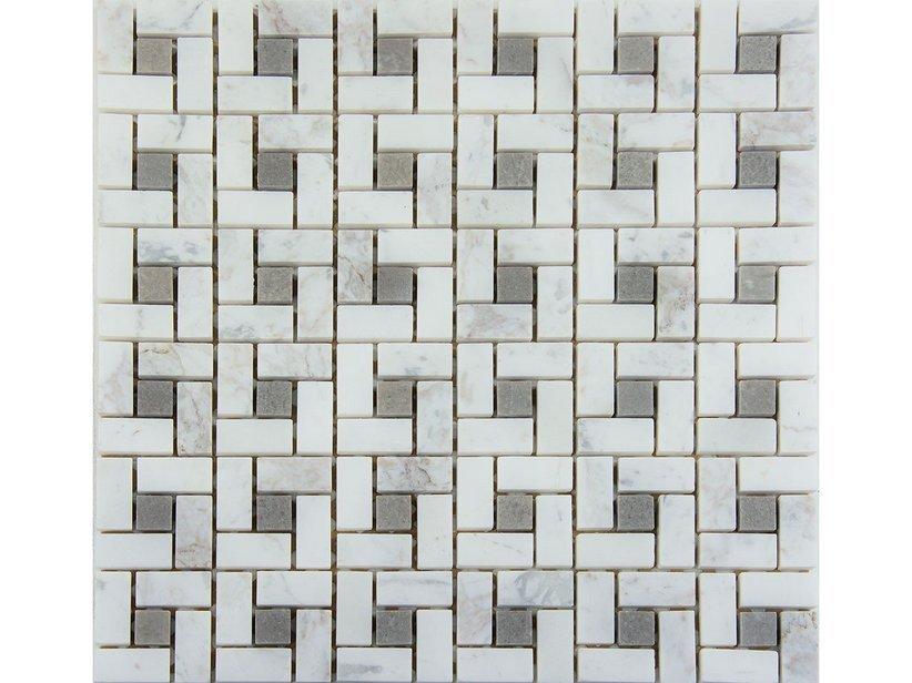Mosaico marmo damier taupe 30 5x30 5 1