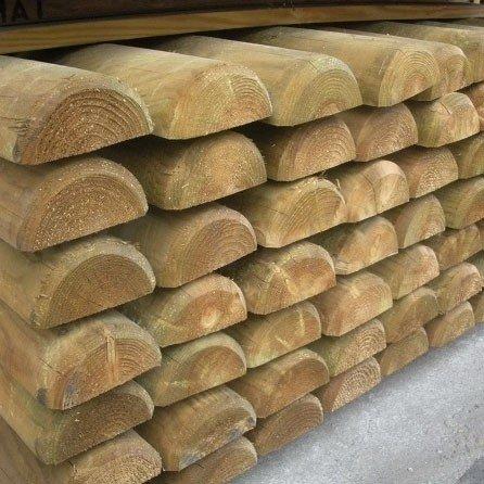 Mezzi pali legno pino classe 4 1