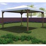 Gazebo classico legno autoclavato 364 x 364