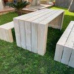 Tavolo in legno da giardino madrid legno - 2918370