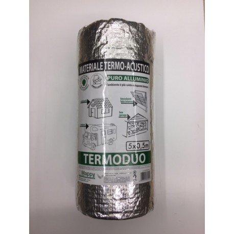 Isolante riflettente termoacustico in puro alluminio termoduo 1
