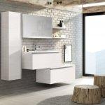 Mobile bagno smart 91 cm larice bianco