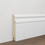 Battiscopa mdf bianco ducale lunghezza 2 4m