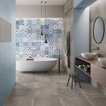 Piastrella concrete smoke 60x60 gres effetto cemento