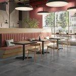 Piastrella concrete graphite 60x60 gres effetto cemento