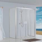 Box doccia neptum 80x160x80 h190 porta scorrevole