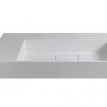 Lavabo da appoggio unitop quadro 100x48 destro