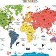 Wallpaper mappa del mondo