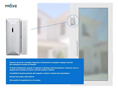 Kit Smart Home Alarm impianto di allarme completo Sistema di sicurezza domestica wireless PROXE