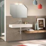 Mensola con lavabo bagno integrato topsy unitop