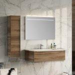 Mobile bagno trendy 90 cm noce e