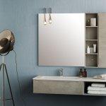 Mobile bagno trendy 141 cm cemento con