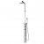 Colonna doccia alice acciaio inox a specchio