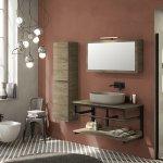 Mobile bagno purestone 100 metallo nero opaco