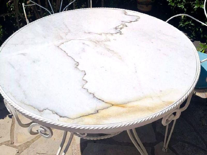 Tavolo in marmo Calacatta 1