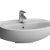 Lavabo normus 65 in ceramica bianco