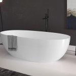 Vasca freestanding virgo 170x82 cm bianco lucido