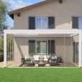 Pergola con vetrate