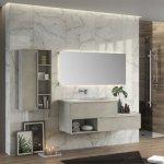 Mobile bagno trendy 141 cm 2 cassetti