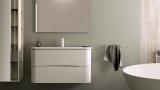 Thumbnail Mobile bagno curvo minoa 101 cm bianco 1