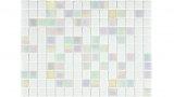 Thumbnail Mosaico vetro islanda 32 5x32 5 bianco 1