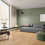 Parquet 4 strip rovere naturale verniciato sbiancato