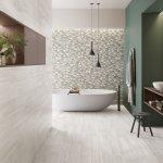 Piastrella seychelles white 18x62 gres effetto rovere